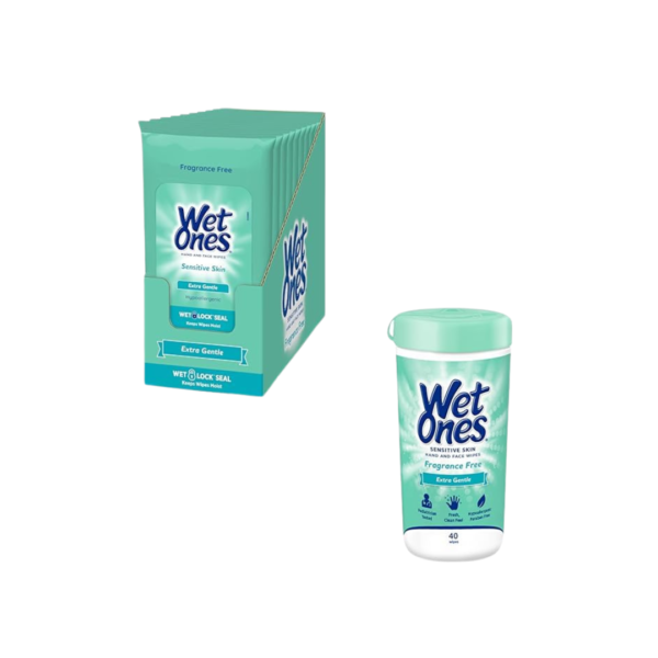 Wet Wipes (for hands + face)